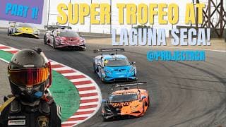 Lamborghini Super Trofeo Laguna Seca | Qualifying + Race 1 Vlog