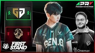 LoL First Stand Power Rankings! First International of the Year, Who is the Favorite?